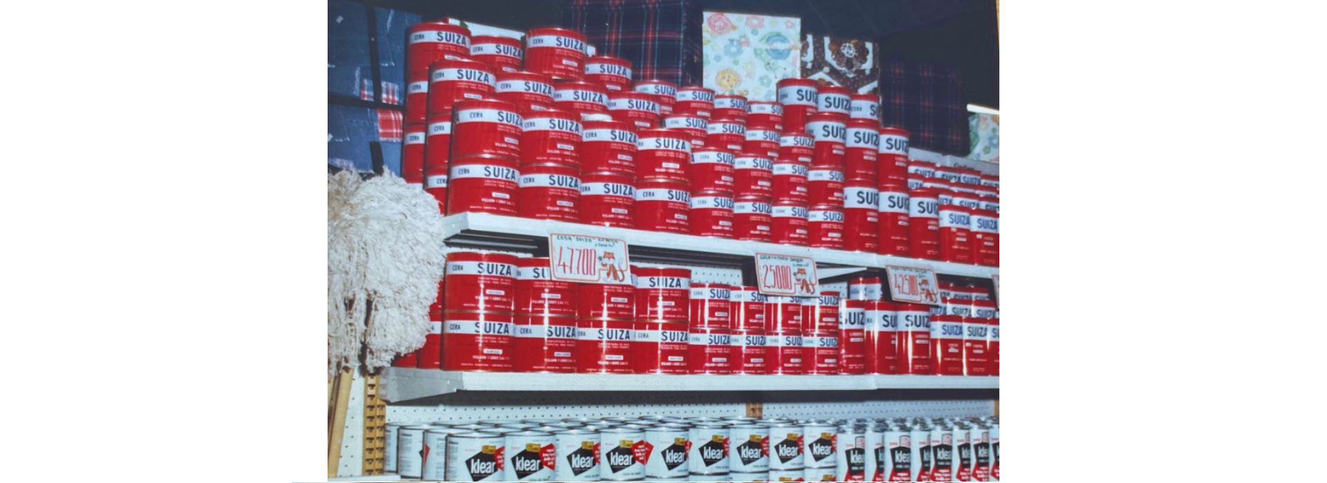 foto de cera suiza en el envase original de los años 80